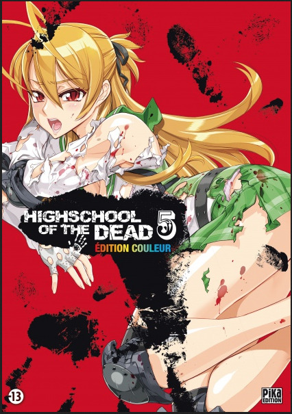 manga High School Of The Dead tome 5 edition Couleur Shoji S